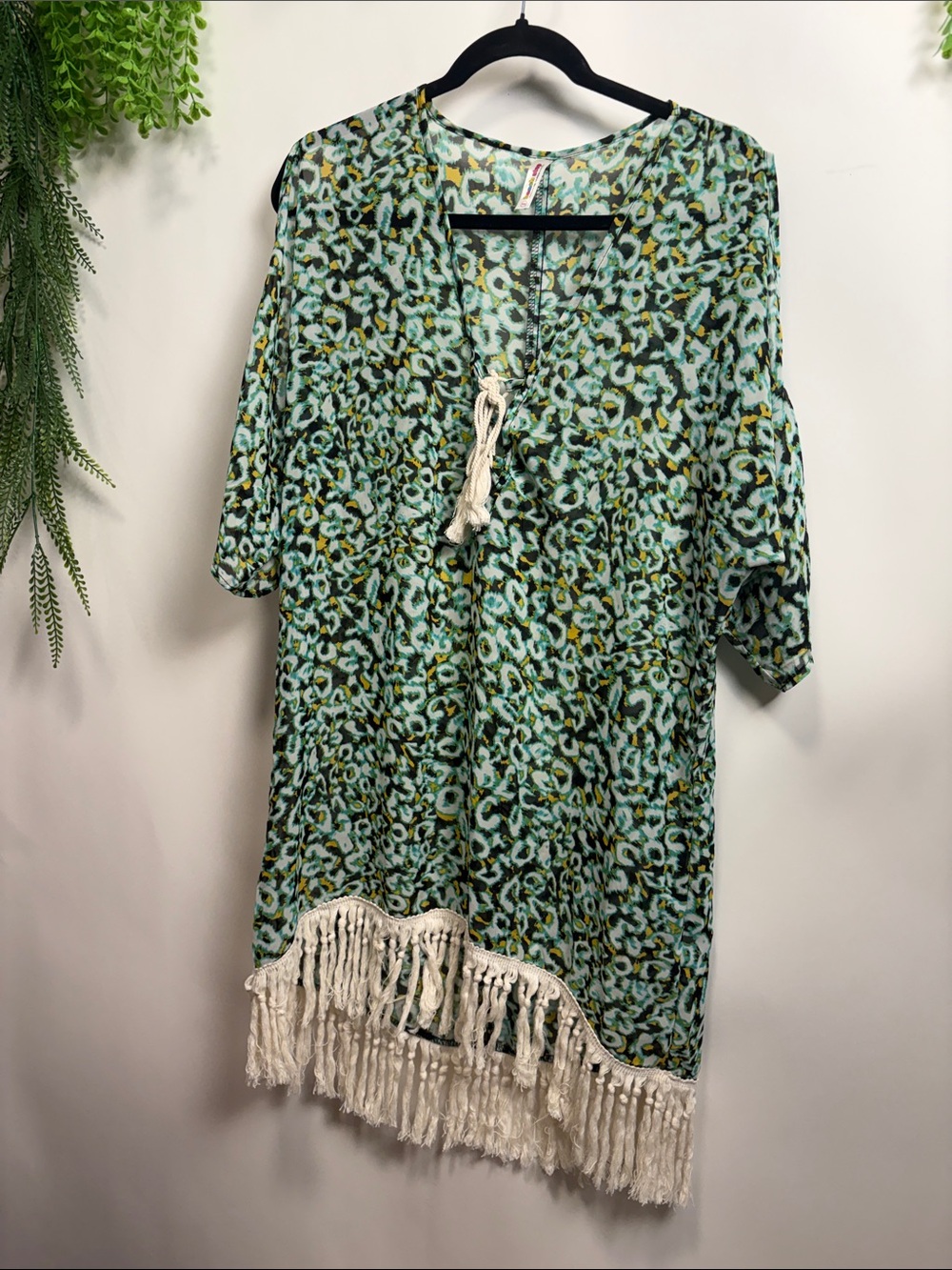 Beach Stop Mint & Aqua Printed Tunic